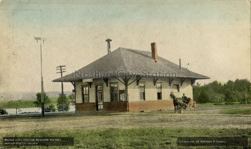 Postcard: Lochmere Station, New Hampshire
